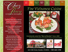 Tablet Screenshot of chezthuy.com